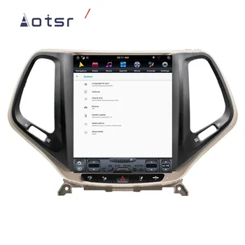 PX6 DSP Android 9.0 Vertikalus ekranas Tesla stiliaus Automobilių GPS Navigacija JEEP Cherokee-2019 galvos vienetas radijo multimedia player