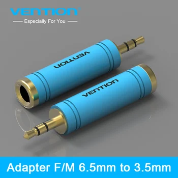 Paj 3.5 mm Male-iki 6,5 mm Female Adapter 3.5 plug 6.35 Lizdas Stereo Garsiakalbis Audio Adapteris keitiklis Mobiliųjų Telefonų PC 1PC