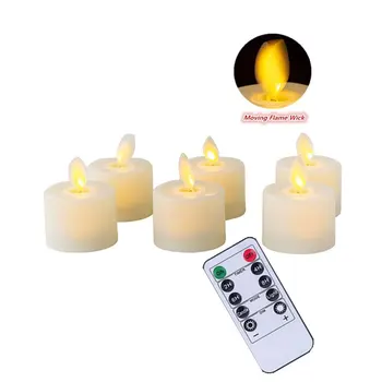 Pakuotėje yra 2 Nuotolinio ar Ne Nuotolinio baterijomis, LED Žvakės Flameless Juda Viko Kalėdos LED Netikrą Žvakės Atostogų