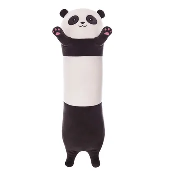 Panda pagalvė Ilgai pagalvė padengti lėlės, minkšti žaislai, Mielas Mergaitė miegoti su jumis lovoje pliušinis žaislas