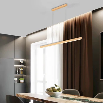 Paprasta LED Medienos Sieniniai šviestuvai Apšvietimo Namų Puošybai Viešbutis Biuro Virtuvėje Kabo Šviesa Patalpų Kambarį Šviesos Šviestuvas