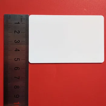 Pasyvus ilgo nuotolio plastiko tuščią spausdinimui pvc rfid korteles Dvejopo dažnio rfid kortelę 860-960mhz UHF+13.56 mhz Maifare(HF) rfid kortelę