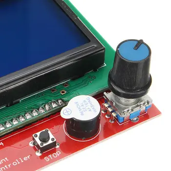 Pažangių Skaitmeninių LCD 12864 Rodyti 3D Spausdintuvo Valdiklio RAMPOS 1.4 Reprap 3D Spausdintuvu Priedai Modulis LESHP