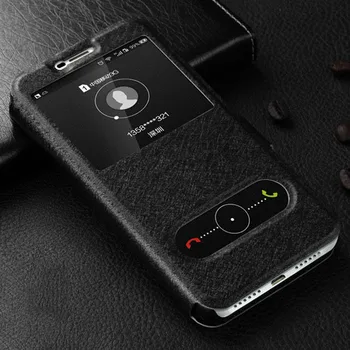 Peržiūrėti Langų Telefono Dangtelis Huawei Honor 8S 8A 8C Atveju Stovėti Apversti Odos Atveju 