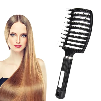 Plaukų Galvos odą Massager Šukų Šerių Nailono Magija Joninių Šampūnas Detangle Hairbrush Šukuosenos Plaukų Formavimo šaltiniai: Moterys Vyrai