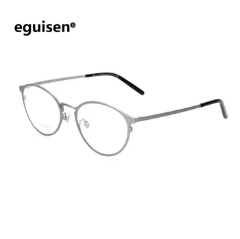 Plotis-138 gryno titano moterims, akinių rėmeliai retro turas vyrai, akiniai rėmeliai moterų optinis trumparegystė akiniai, skaitymo akiniai, aišku