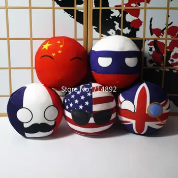 Polandball Pliušiniai Žaislai Anime Countryball Trumpas Pliušinis Lėlės Mini Pagalvę 20cm Cosplay Dovanų