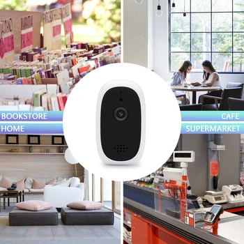 Potofo dvipusis audio Wi-Fi IP kamera namų patalpų apsaugos tinklo kameros