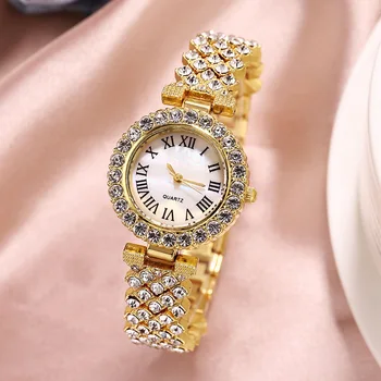Prabangūs Krištolo Suknelė Laikrodžiai Relogio Feminino Apyrankės, Laikrodžiai Moterims, Laikrodis Moterų Mados Atsitiktinis Kvarco Žiūrėti Reloj Mujer