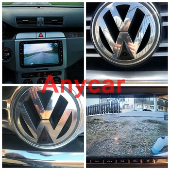 Priekinių Transporto priemonės vaizdo Kamera apie vaizdo Kamerą automobilį VW Volkswagen GOLF Jetta Touareg Passat Polo Tiguan Bora