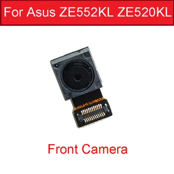 Priekyje & Galinio vaizdo Kamera Už Asus Zenfone 3 ZE552KL ZE520KL Z012DA Z017DA Pagrindinis galinė vaizdo Kamera Mažos vaizdo Kameros Modulis Flex Kabelis Pakeitimo