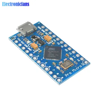 Pro Mikro ATmega32U4 Micro USB Sąsaja 5V 16MHz Valdybos Modulis Repalce ATmega328 Už Arduino Leonardo R3 Pro Mini Nano V3.0