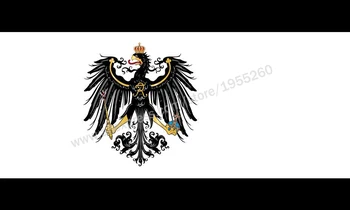 Prūsijos vėliava (1892-1918) 3 x 5 FT 90 x 150 cm Vokietijos Vėliavas, Plakatus