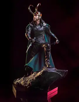 Pvc Lėlių Keršytojas Aljansas Geležies Studios Loki Thor 3 Meno Masto Statula