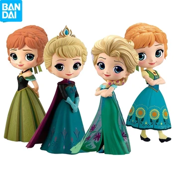 Q Posket Sušaldyti 2 Princesė Sniego Elsa & Anna PVC Anime Lėlės Duomenys Kolekcines Modelis Vaikas Žaislai Qposket Dovana