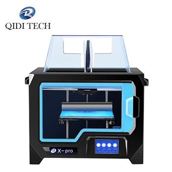 QIDI TECH 3D spausdintuvas Dual Ekstruderiu 3D spausdintuvas X -pro 4,3 Colių Jutiklinis Ekranas wifi/lan 200*150*150mm spausdinti facesheild