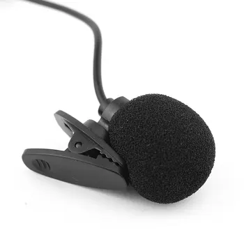 QIUNIU Profesional 3.5 mm Išorinis Mikrofonas Įrašo Apie Mic + Mini USB Kabelis Adapteris Priedų Rinkinys, skirtas 