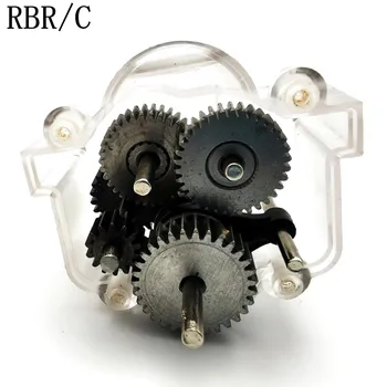 RBR/C pavarų dėžė + 6pcs metal gear už WPL MN JJRC įvairių nuotolinio valdymo automobilis modifikuotas 