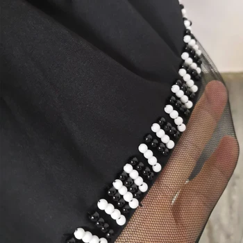 Ramadanas Eid Mubarakas Juoda Abaja Dubajus Turkija Chalatas Kimono Femme Musulmonų Suknelė, Hijab Islamas Drabužių Abayas Moterų Kaftan Niqab