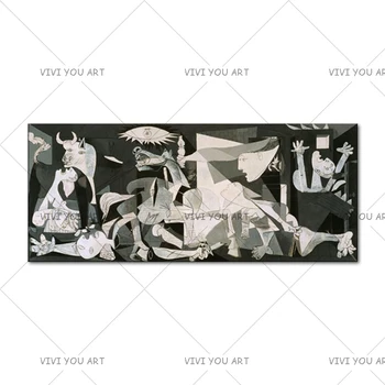 Rankų Darbo Anotacija Sienos Meno Kopijuoti Ispanija Prancūzija Picasso Klasikinis Guernica 1937 Vokietija Paveikslas, Drobė Meno Tapybos Frameless