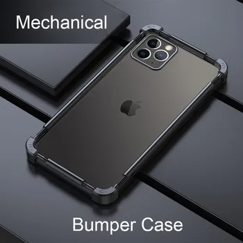 Reguliuojamas Universalus Nerūdijančio Metalo Bumper Case For iPhone 12 Mini 12 
