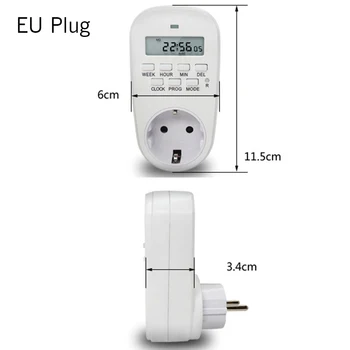 Reguliuojamas karšto Programuojami Nustatymas Laikrodis/ On/ Off Laiką Skaitmeninis Laikmatis Įjungti Energijos Taupymo Pažangiųjų Elektros Lizdą ES /JAV/ UK Kištukas