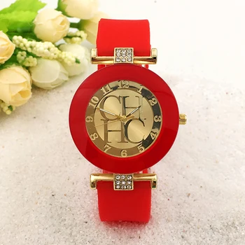 Relogio Feminino populiarus 2018 Ponios Žiūrėti Prabanga Cristal Moterų Mados Atsitiktinis Laikrodžiai Silikoniniai Laikrodžiai Suknelė Laikrodžiai Naujas