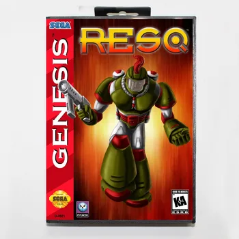 ResQ 16 bitų MD Žaidimo Kortelės Su Mažmeninės Langelyje Sega Megadrive/Genesis