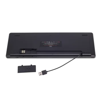 Rii K18 USB Kompiuterio Klaviatūrą 2.4 GHz Mini Belaidė Klaviatūra su Multi-Funkcija TouchPad PC/Laptop