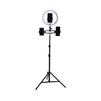 Ringlight Makiažo Gyventi Užpildyti Šviesos Žiedas Šviesos diodų (LED) Selfie Stovo, Trikojo Pritemdomi 