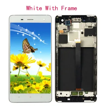 Rodyti XIAOMi Mi4 LCD Ekranas LCD Jutiklinis Ekranas skaitmeninis keitiklis su Rėmu Xiaomi Mi 4 LCD Ekranas