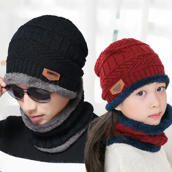 Rudenį ir žiemą, plius aksomo bžūp vyrų megzti skrybėlę su antkrūtiniais dviejų dalių žiemos ausų apsaugos šiltas vilnonis skrybėlę