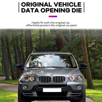 Ryškiai Dažytos pusės Blizgus Juodas M stiliaus galinio vaizdo Veidrodis padengti Kepurės Pakeitimo BMW x6 E71 2008-2013 m.