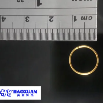 S925 Sterlingas sidabro Nosies Žiedą, Lankai Kremzlės tragus helix segmento žiedas, vidinis skersmuo apie 6mm