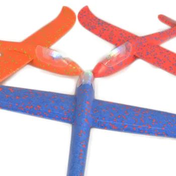 SAILEROAD Didelis FlyingFoam Mesti Sklandytuvas Inercijos Led Naktį Orlaivio Žaislas Vertus Pradėti Lėktuvo Modelio Šviesos Žaislai Vaikas Žaidimai