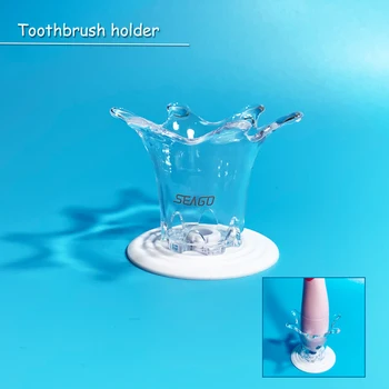 SEAGO Vaikai Elektros dantų šepetėlį Maitina daugkartinio Įkrovimo Sonic Minkšti Šepečiai LED Šviesos Smart dantų Šepetėlis skirtas 3-12 Metų amžiaus Vandeniui