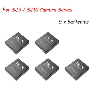 SJCAM SJ9/SJ10 Universal Baterija (5 x Baterijos) 1300mAh Li-ion Baterija SJCAM SJ9/SJ10 Serijos fotoaparatai