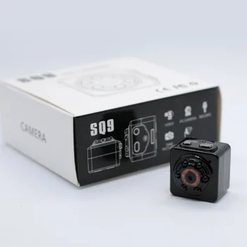 SQ9 Mini Kamera 480P Vaizdo įrašymo Digital Cam Micro Full HD infraraudonųjų SPINDULIŲ Naktinio Matymo Mažiausia DV DVR Kamera PK SQ11 SQ8 s