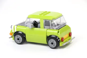 SS-39171 Žalia Mini Automobilių Statybinių Blokų Serija Duomenys Plytų Modelio Švietimo Gimtadienio Žaislas Vaikams