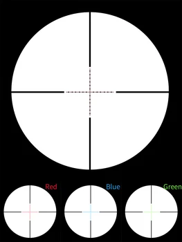 SVBONY 4-16X50 Šautuvas taikymo sritis Optinį taikiklį AO Mil Dot Tinklelis Apšviesti Medžioklės Trijų Spalvų Apšvietimas Kompaktiškas Riflescope