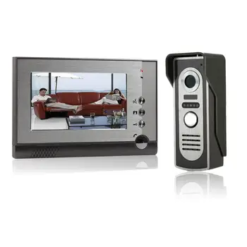 SYSD 7 Colių Laidinio Vaizdo Namas, Domofonas į butą su infraraudonųjų SPINDULIŲ Kamera Doorbell domofonas Atrakinti Vaizdo Duris Telefono