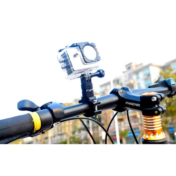 SZSMILIN 360 sukasi aliuminio Bike Mount Turėtojas Kūdikio Vežimėlio Pirkinių Krepšelį Golfo tvirtinimas gopro kamera, iphone įrašą stendas