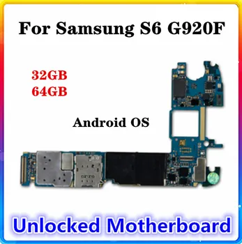 Samsung Galaxy S6 G920F Plokštė 32G/64G Europoje Versija 