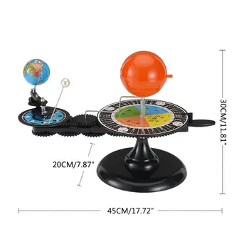 Saulės Sistema, Saulė, Žemė, Mėnulis Orbita Planetariumas Modelio Švietimo Mokymo Priemonė Aukščiausios Kokybės