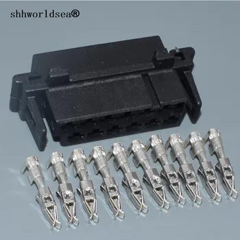 Shhworldsea 12 pin 3.5 mm, automobilių elektros laidynas kabelio jungtis kištukas su gnybtais 827603-1 927458-1