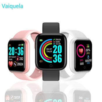 Skaitmeninis Žiūrėti Y68 Smart Žiūrėti Fitneso Apyrankę Aktyvumo Seklys Širdies ritmo Monitorius Kraujo 
