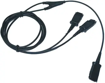 Skambučių Centras Netcom QD į QD kištukinis Adapteris Taikomos daugelyje pat QD laisvų Rankų įranga 3Y mokymo kabelis QD Y splitter