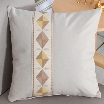 Skandinavai Sujungimas Diamond Pagalvė Pagalvėlės Dangtis Lino Cojines Decorativos Para Sofa Naujųjų Metų Namų dekoro Mesti pagalvės Atveju