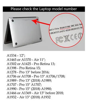 Skirta Macbook Air 13 atvejų Marmuro Blizgučiai 2020 A2337 Matinis Aišku, Nešiojamas Apima Mac book Air 13 inch A2179 A1932 A1466 2017 2018
