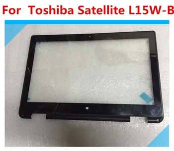 Skirtas Toshiba Satellite L15W-B1303 L15W-B1310 Jutiklinis Ekranas skaitmeninis keitiklis Stiklo su BEZEL
